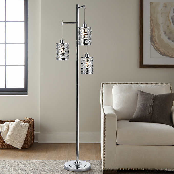 Hampton Floor Lamp Costco, 3 Shade Standing Lamp