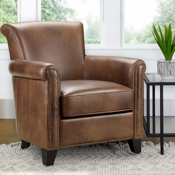 Monty Leather Armchair Costco, Costco Leather Dining Room Chairs
