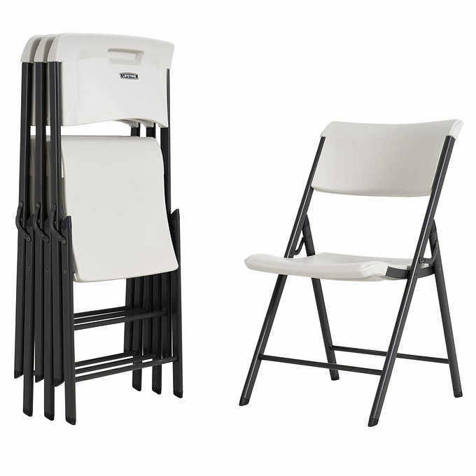 Lifetime Folding Chair 4 Pack Costco, Small Card Table And Chairs Costco