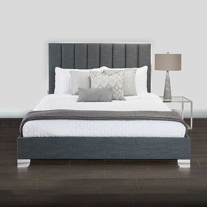 Loren Upholstered Queen Bed Costco, Costco Bed Frame