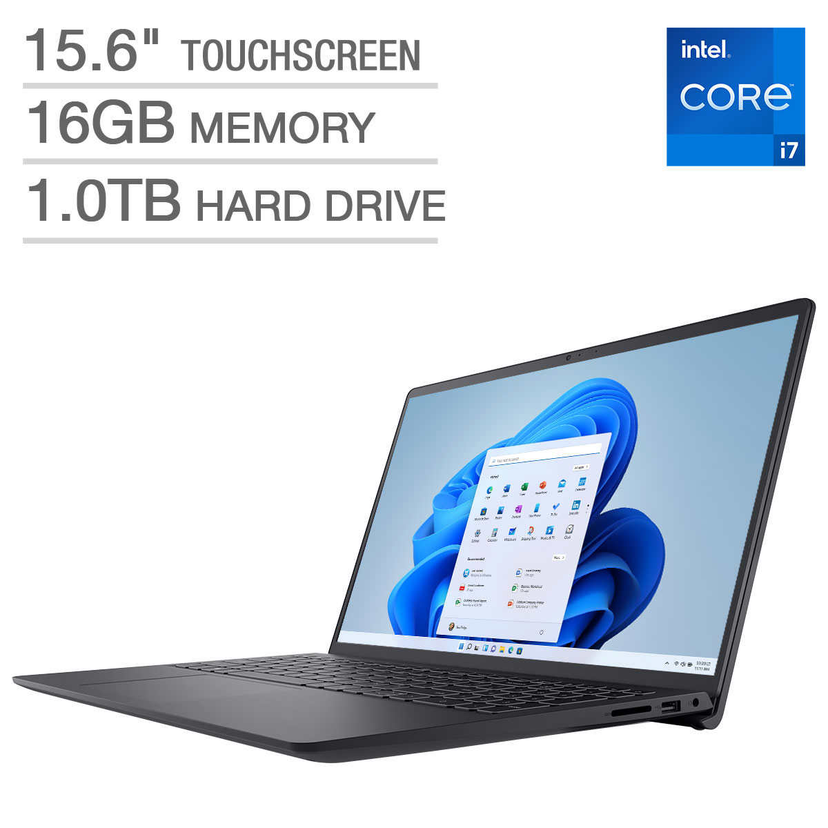 Dell Inspiron 15 Touchscreen Laptop - 11th Gen Intel Core i7