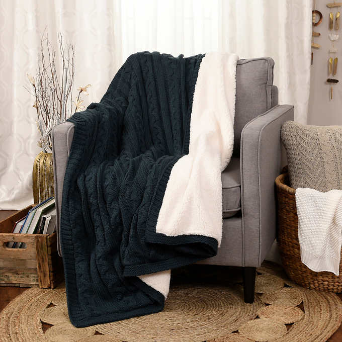 Grey Teal 100% Cotton Multi Colour Throw Blanket Living Room Bedroom Nursery 
