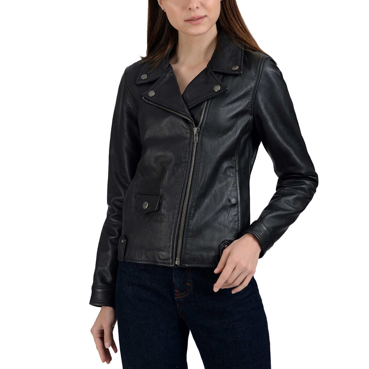 Frye Ladies' Leather Biker Jacket | Costco