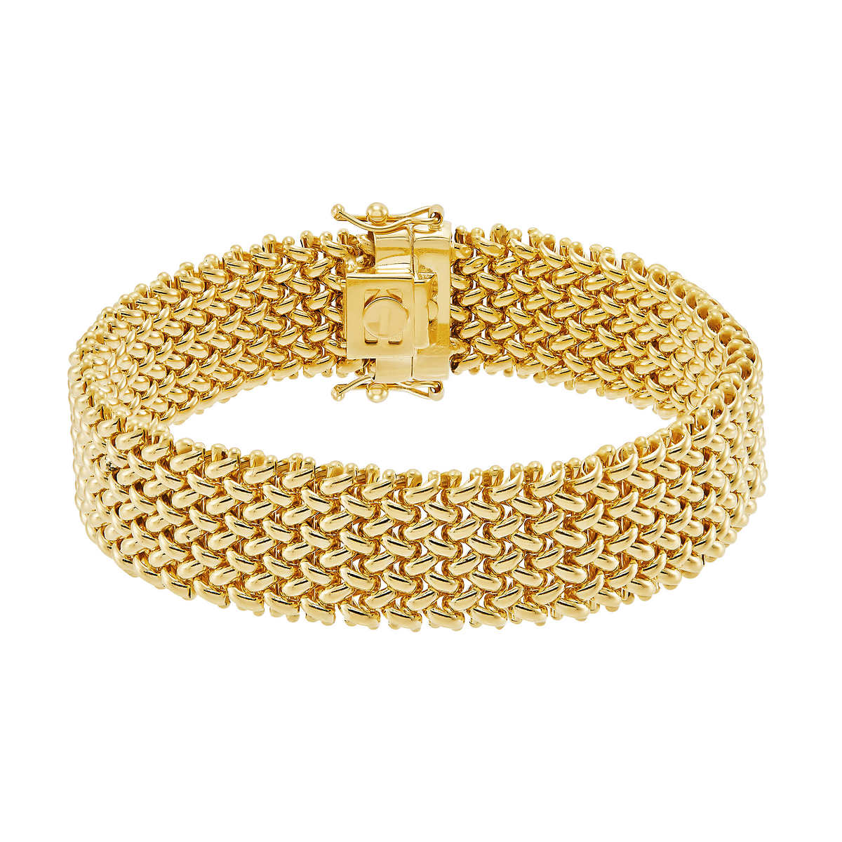 18kt Yellow Gold Woven Bracelet