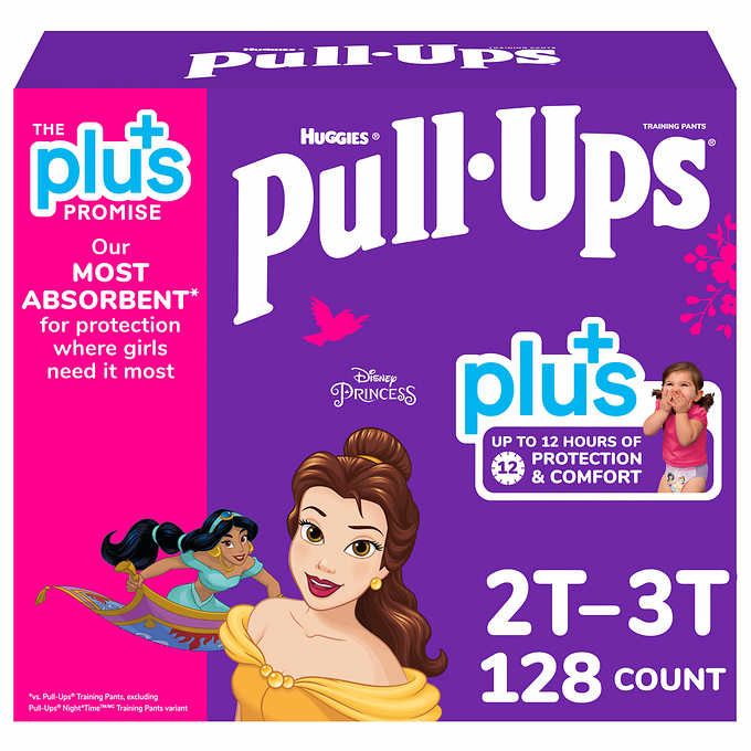 Huggies Pull-Ups Plus Pants For Girls | Costco