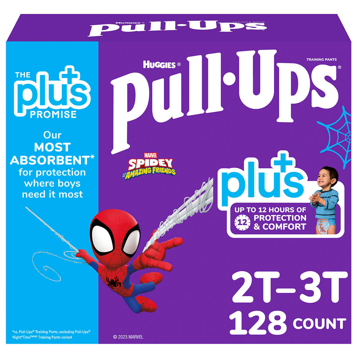 Huggies Pull-Ups Plus Training Pants Diapers for Boys-Girls Size 2T-3T-4T-5T 