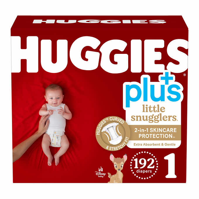 Huggies Pañales talla 2, pañales para bebé Little Snugglers, talla 2 (12-18  libras), 148 unidades