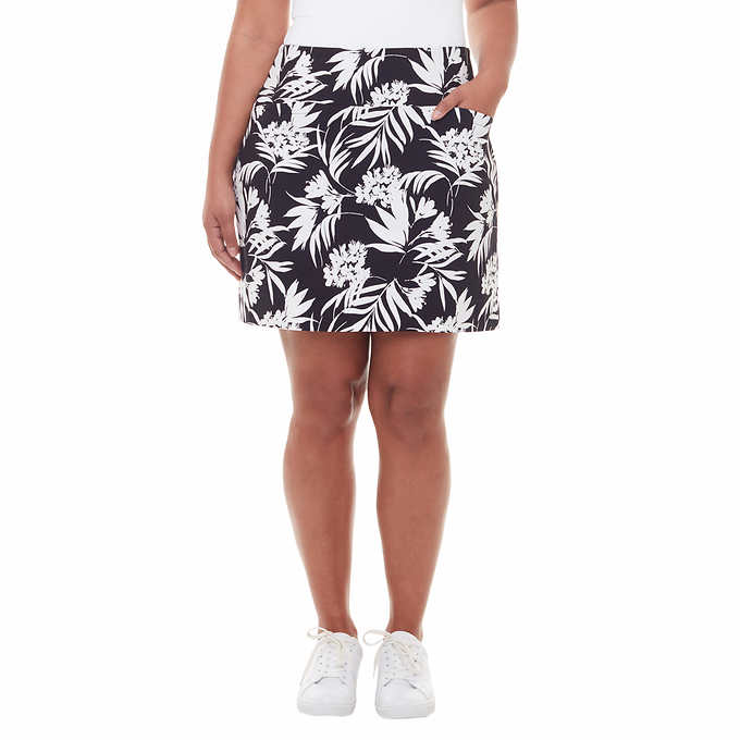 New Ladies Woven Asymmetric Women Tailored Skirt Shorts Skorts Sizes 8-14 