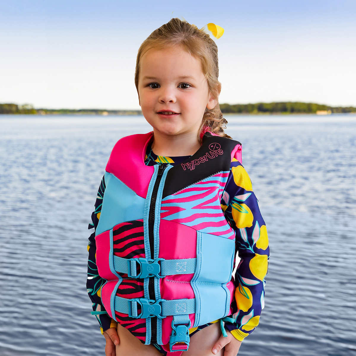 Child Kids Automatic Inflatable Life Jacket Vest Aid Swimming Flotation PFD 