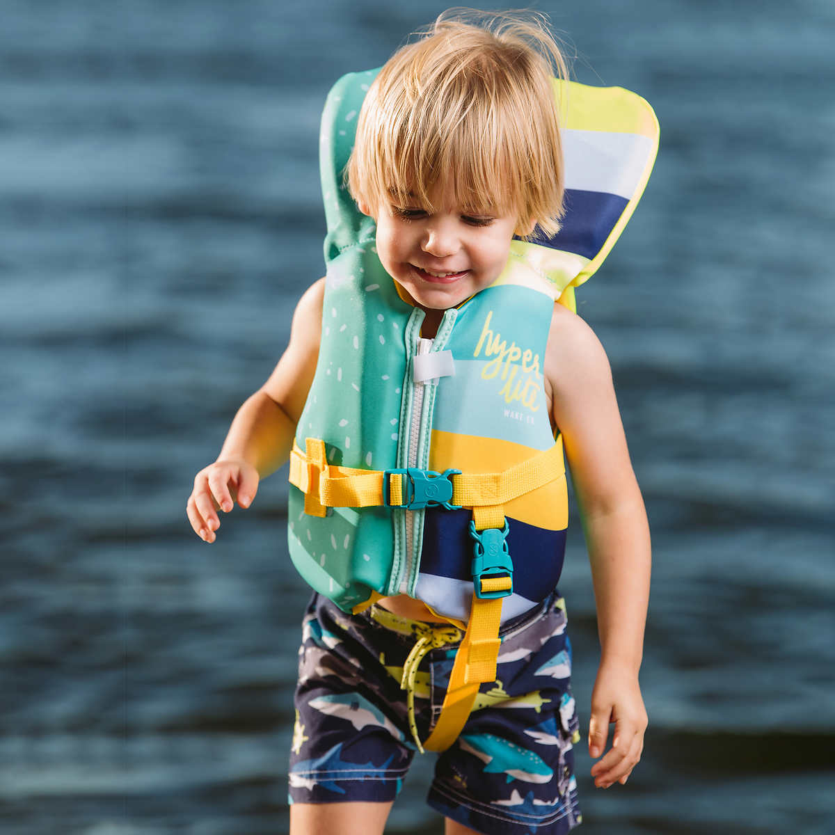 Kids Child PE Life Vest Life Jacket Skin-Friendly 30-50 lbs Swimming Water Sport 