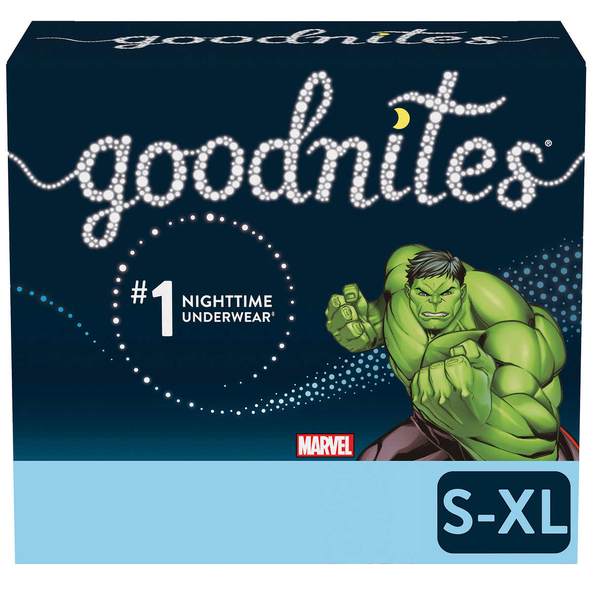 Goodnites Nighttime Underwear, Boys Sizes S/M - XL