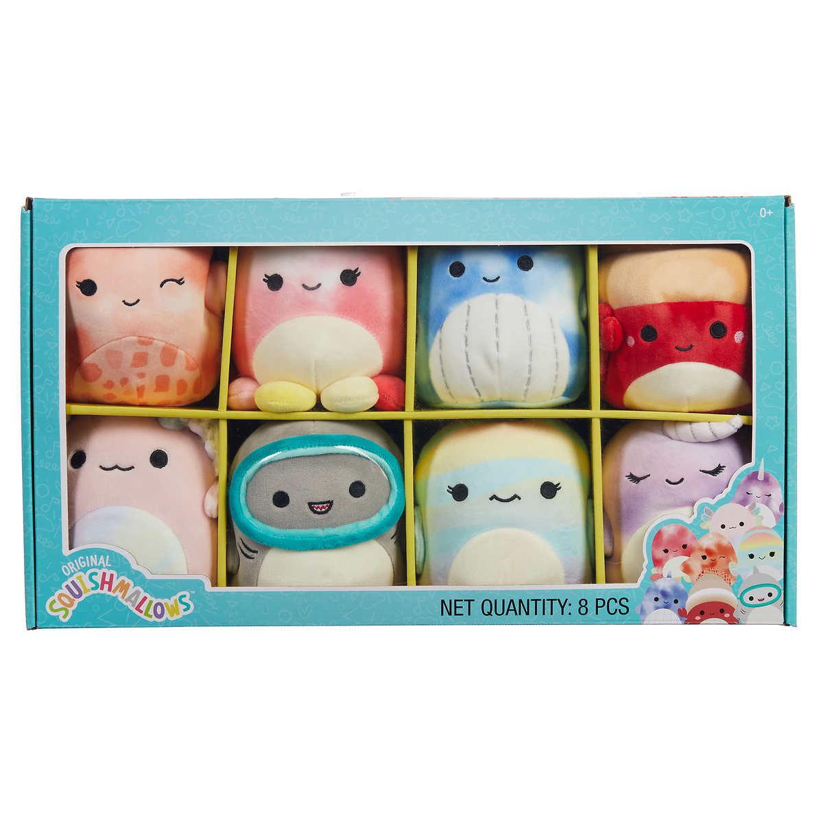 6 Count for sale online Squishmallows Summer Fun 8 inch Plush Toy 