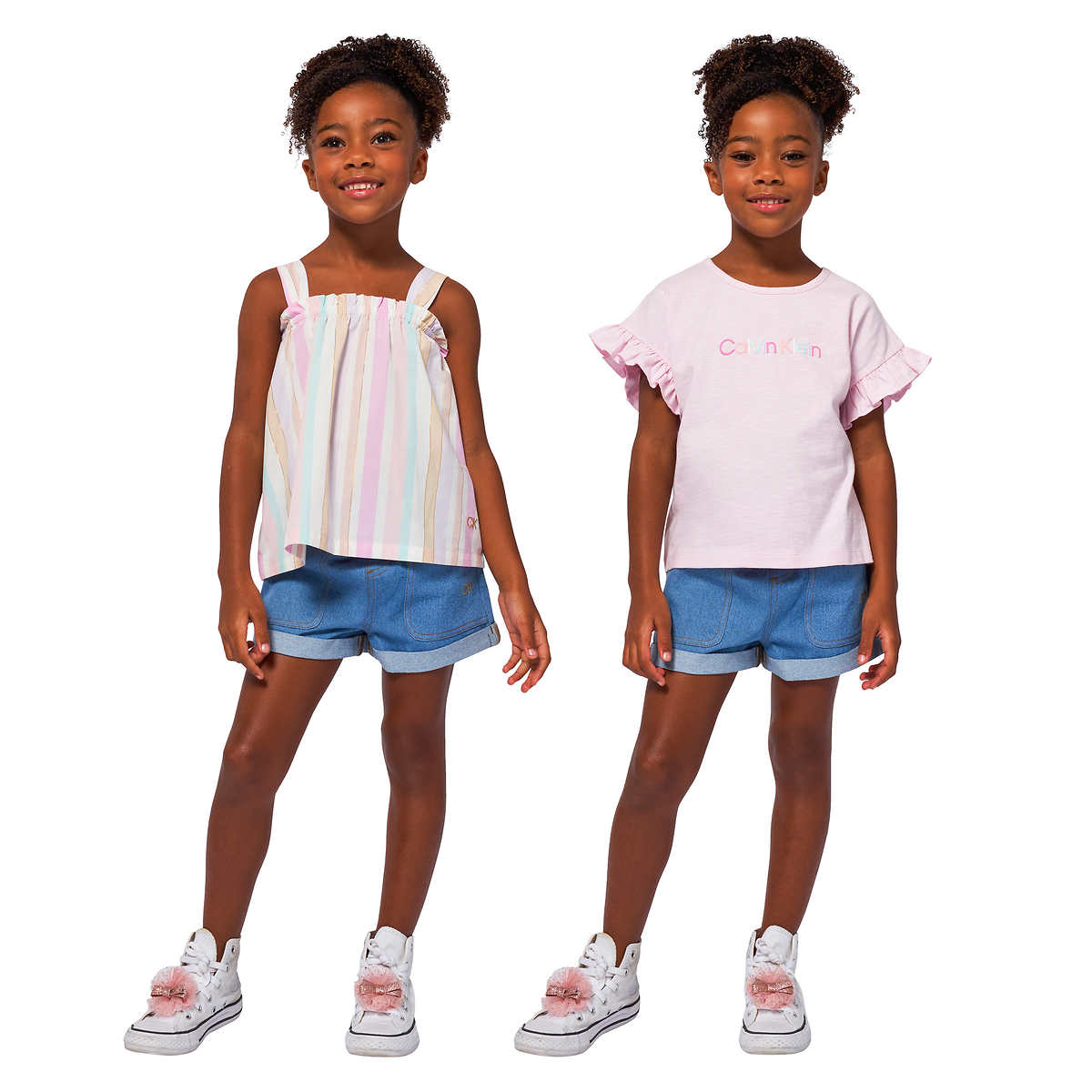 Soft & Comfortable Top & Shorts Calvin Klein baby-girls 2-piece Short Set
