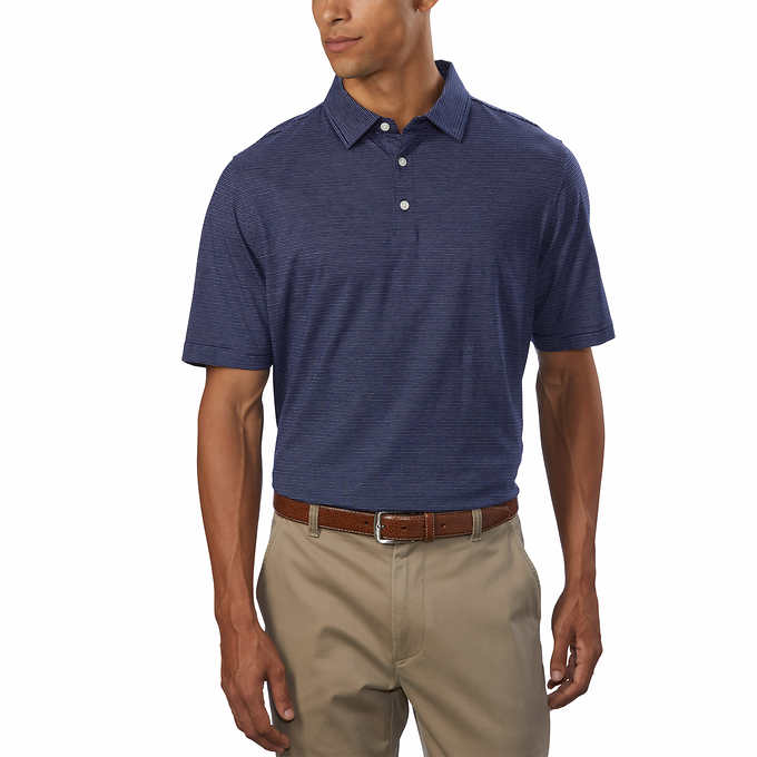 NEW Men's Kirkland Signature Short Sleeve Pique Polo Shirt VARIETY 
