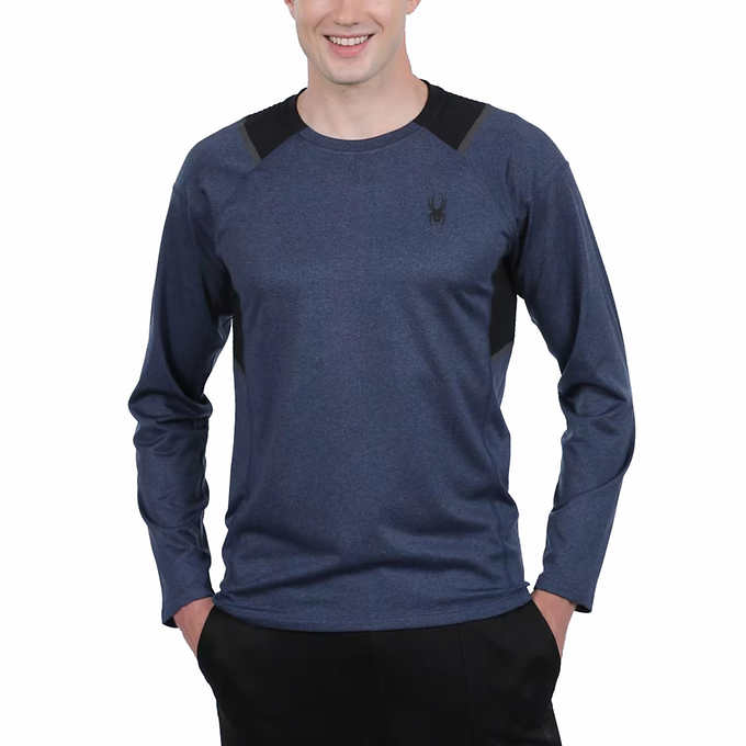 Spyder Active Men's Long Sleeve Shirt | Costco