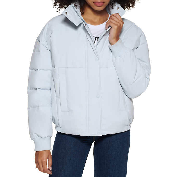 Coalescence sausage order Levi's Ladies' Cinched Puffer Jacket | Costco