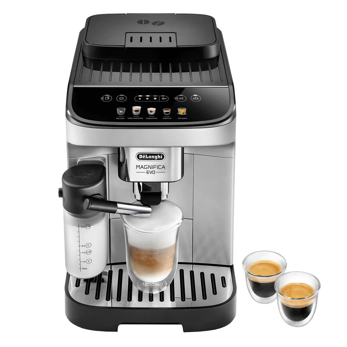 DeLonghi All-In-One 10-Cup Stainless Steel Espresso Machine and