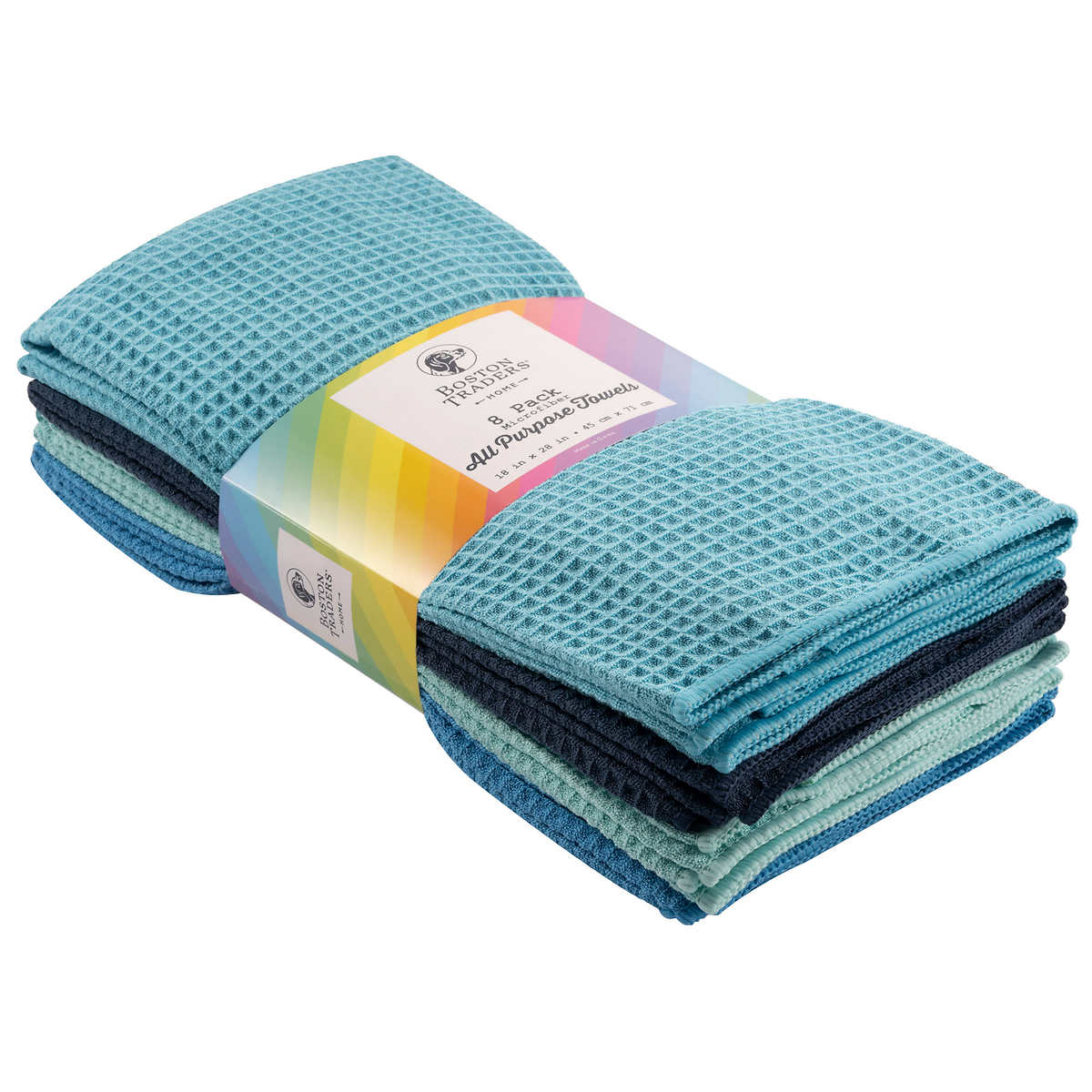 Boston Traders 8-Pack Microfiber All-purpose Towels