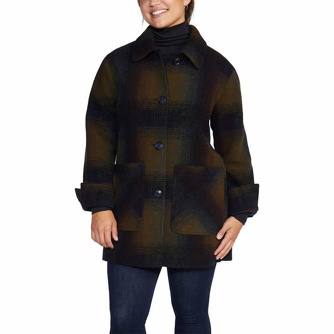 Pendleton Ladies' Wool Blend Topper Coat | Costco