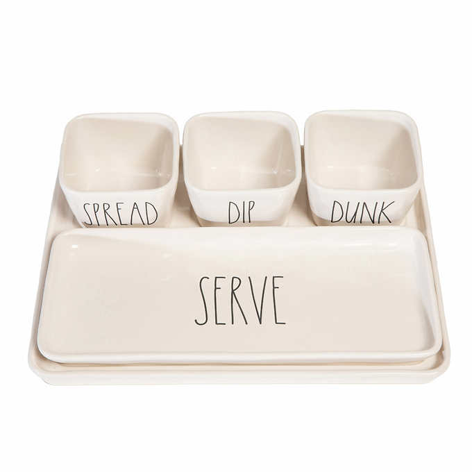 Rae Dunn Serveware Set on Clearance Markdown at Costco - Super Deal