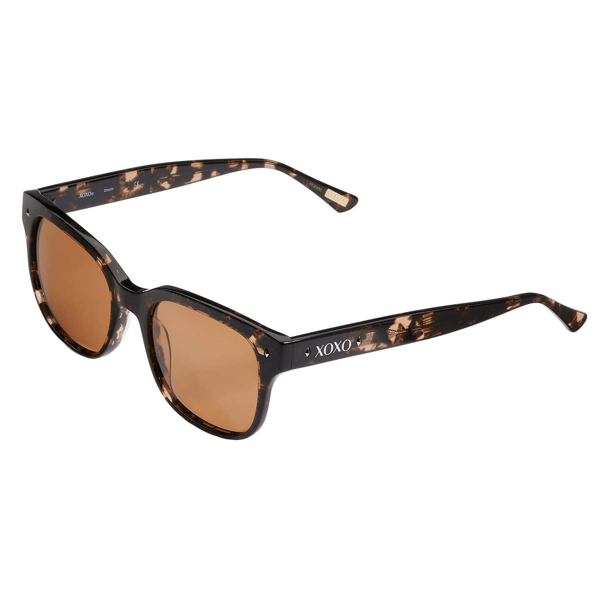 XOXO Destin Brown Crystal Polarized Sunglasses | Costco