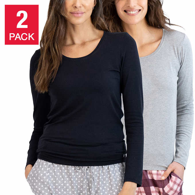 Lucky Brand Ladies' Long Sleeve, 2-pack | Costco