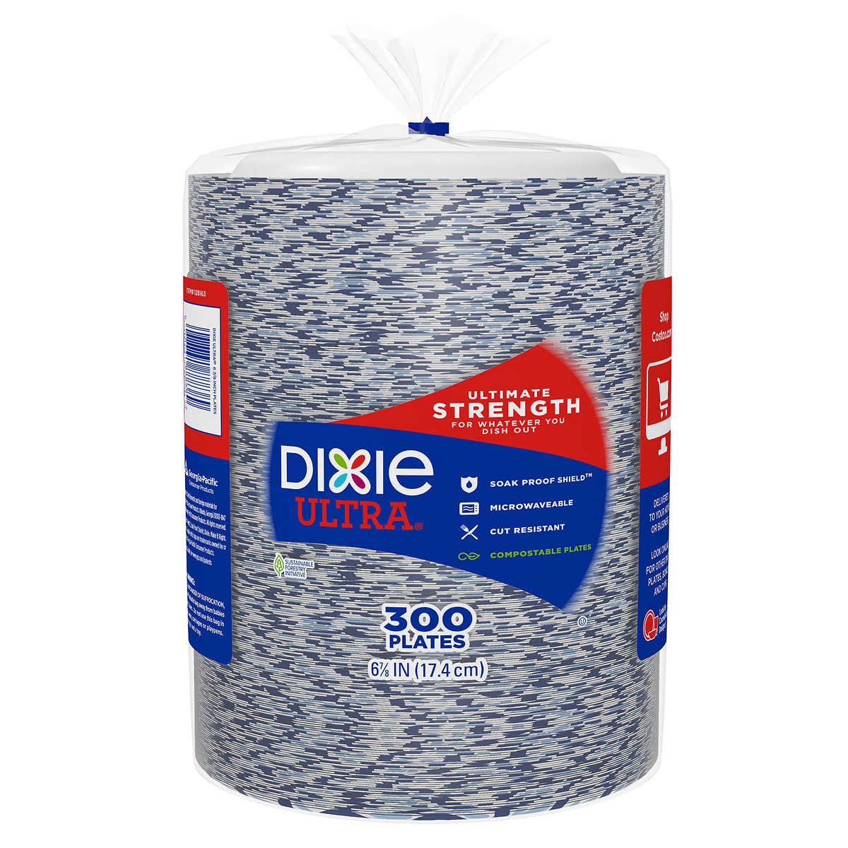 Dixie Ultra 6-7/8 Paper Plate, 300-count