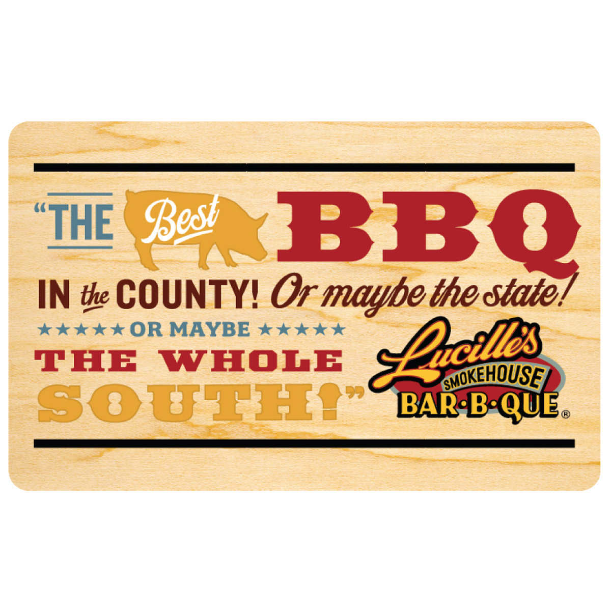 Lucille S Smokehouse Bar B Que Two 50 Gift Cards Costco