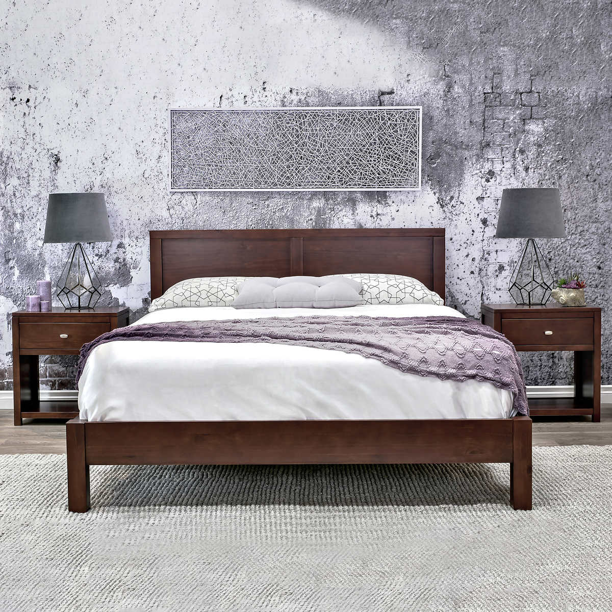Pacifica King Platform Bed Costco, Esdale Modern & Contemporary King Upholstered Platform Bed