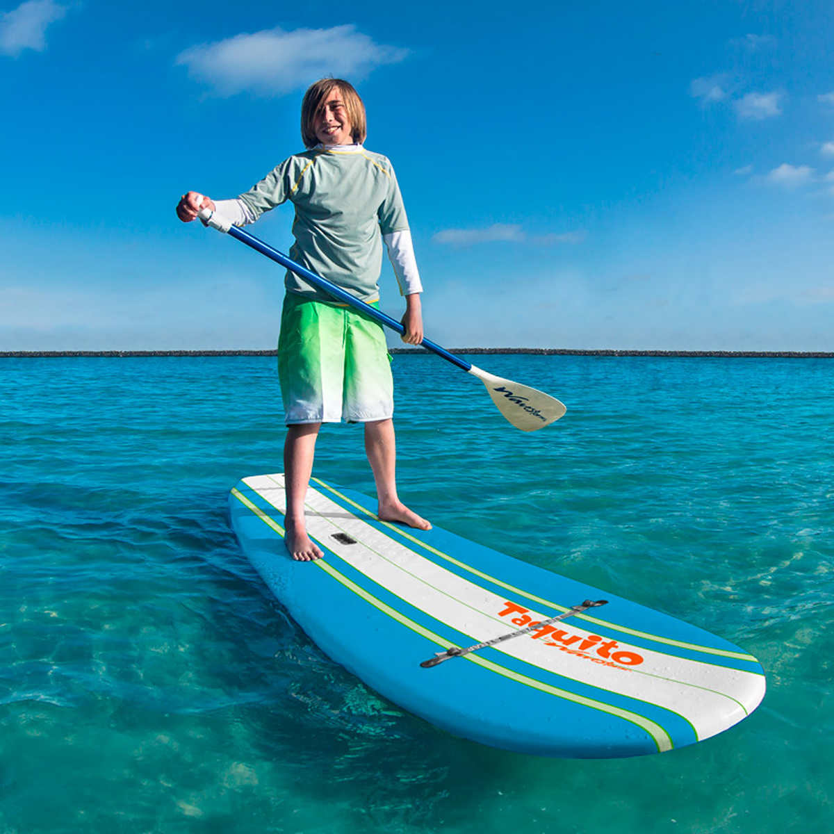 Wavestorm Taquito 7' Junior Stand Up Paddle Board Bundle | Costco