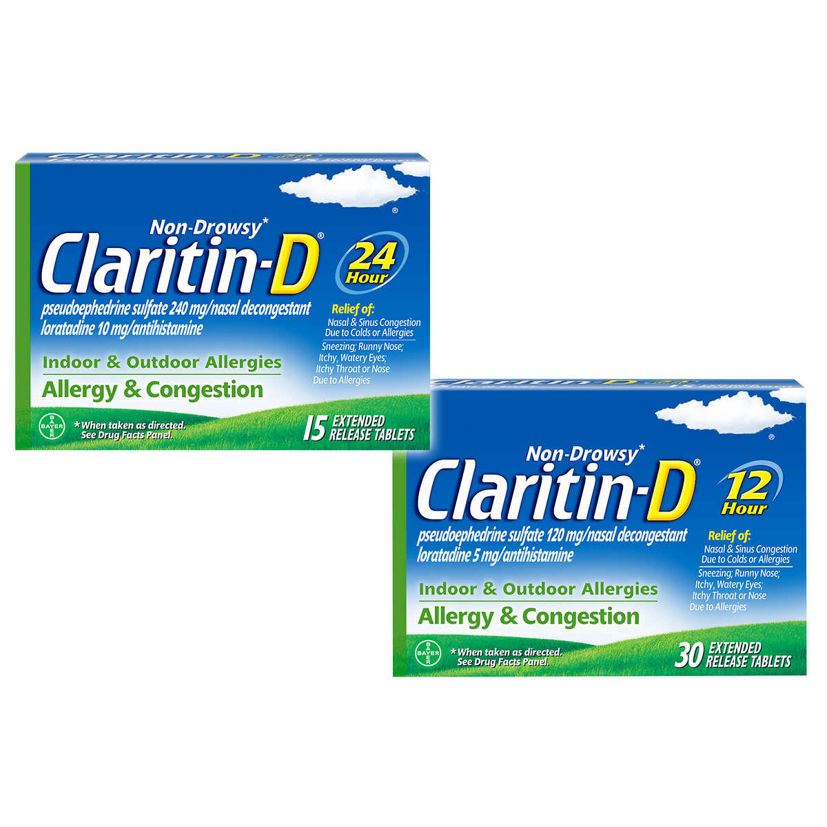 Non Drowsy Claritin D 12 24 Hour Extended Release Tablets Costco
