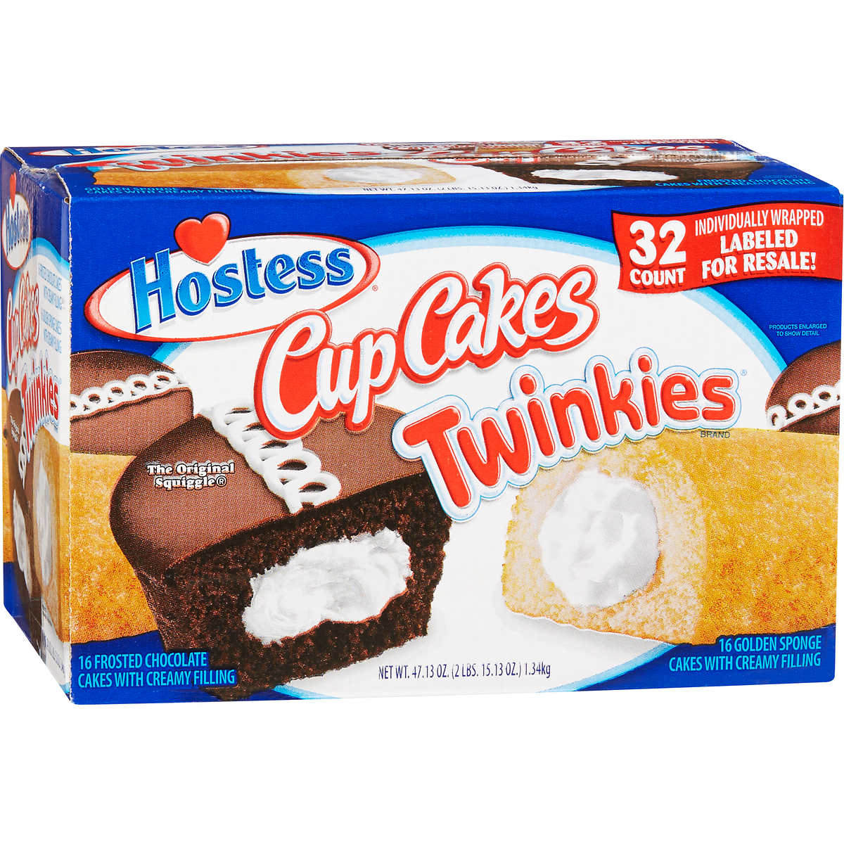 Contains 6 Cupcakes Hostess Vanilla Cupcakes Box, Snack Cakes 206g/7.3 oz 