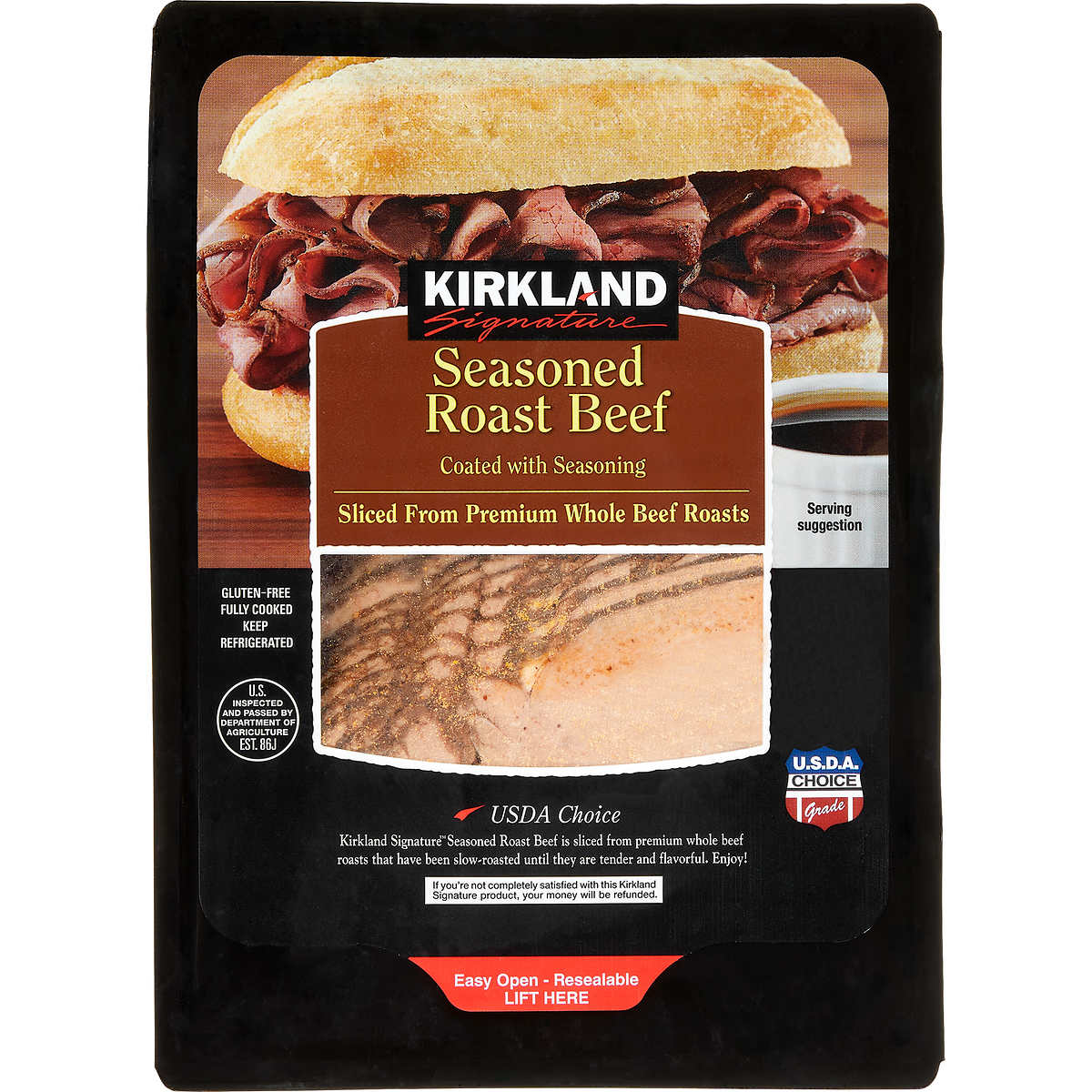 Kirkland Signature Seasoned Roast Beef Sliced 2 Lb Avg Wt,Micro Pave Diamonds
