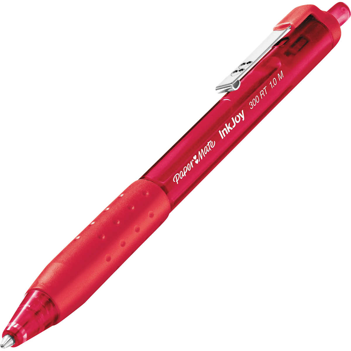 Red Papermate Inkjoy 300 Retractable Ballpoint Pen Pack of 12 Medium 
