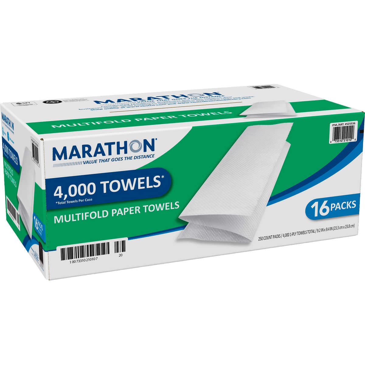 White Marathon Multifold Paper Towels 4000 Towels Per Case Free Shipping 