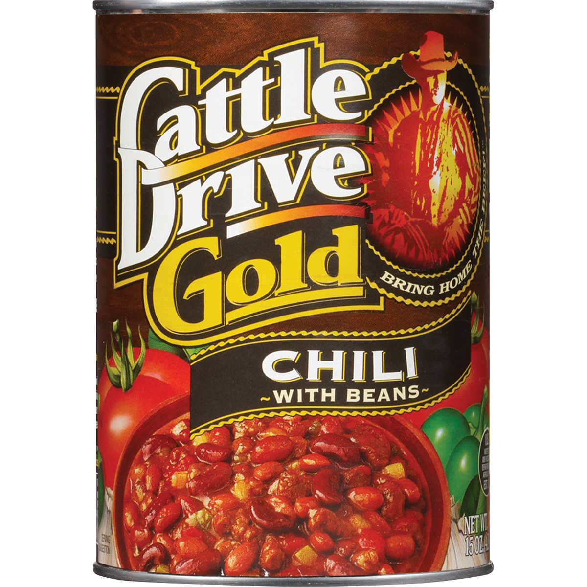 Cattle Drive Beef Chili With Beans 15 Oz 8 Ct