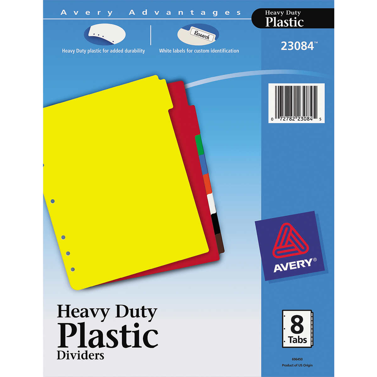 Yellow Heavy-Duty Plastic Industrial Dividers ,11.05 x 9.05 x 0.3 inches New Version 26 A-Z Tabs 23081